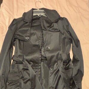 Black star city polyester coat